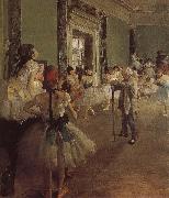 Edgar Degas Dance class oil painting reproduction